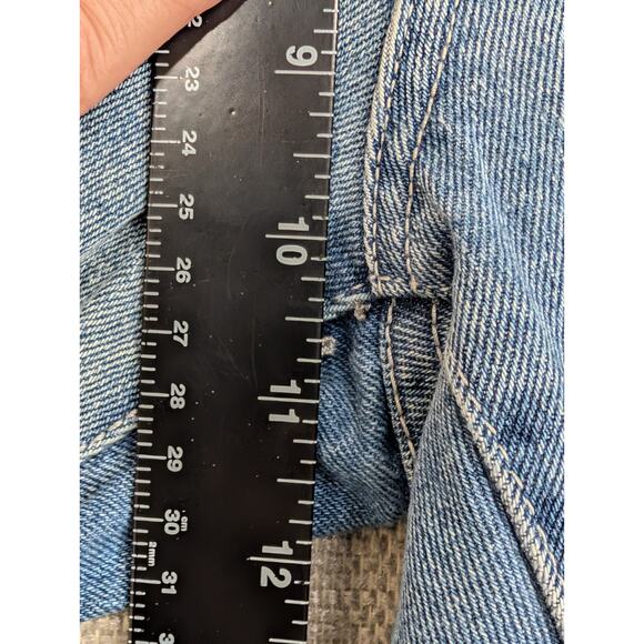 Fashion Nova Men Blue Jeans Size 32 x 32 Distressed -1025F158 - Picture 6 of 9